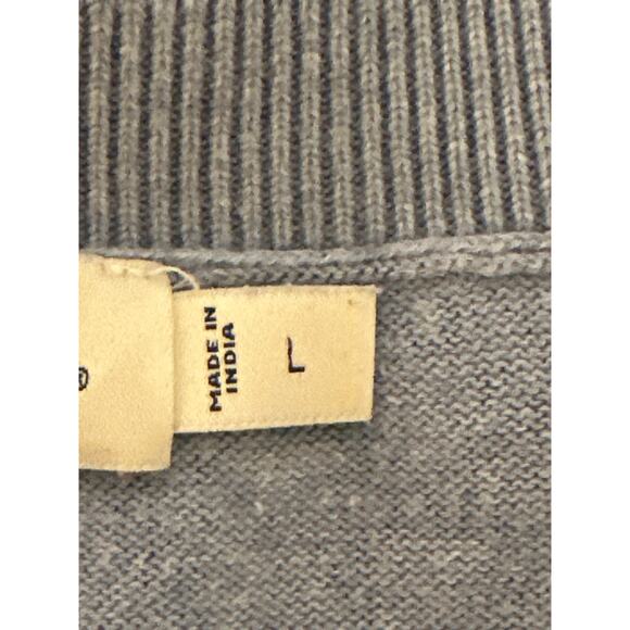 Vineyard Vines Men’s Logo V Neck Sweater Large Sky Blue Preppy Dad Core - Picture 6 of 12